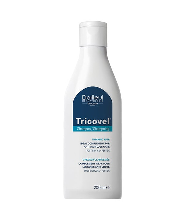 Bailleul Dermatologie Tricovel Thinning Hair Anti-Hair Loss Care Shampoo Σαμπουάν Κατά της Τριχόπτωσης για Λεπτά Μαλλιά, 200ml