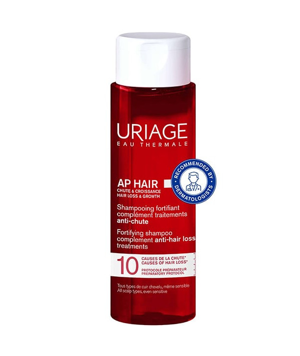 Uriage AP Hair Anti-Hair Loss Fortifying Shampoo Ενισχυτικό Σαμπουάν Συμπλήρωμα Θεραπειών Κατά της Τριχόπτωσης, 200ml