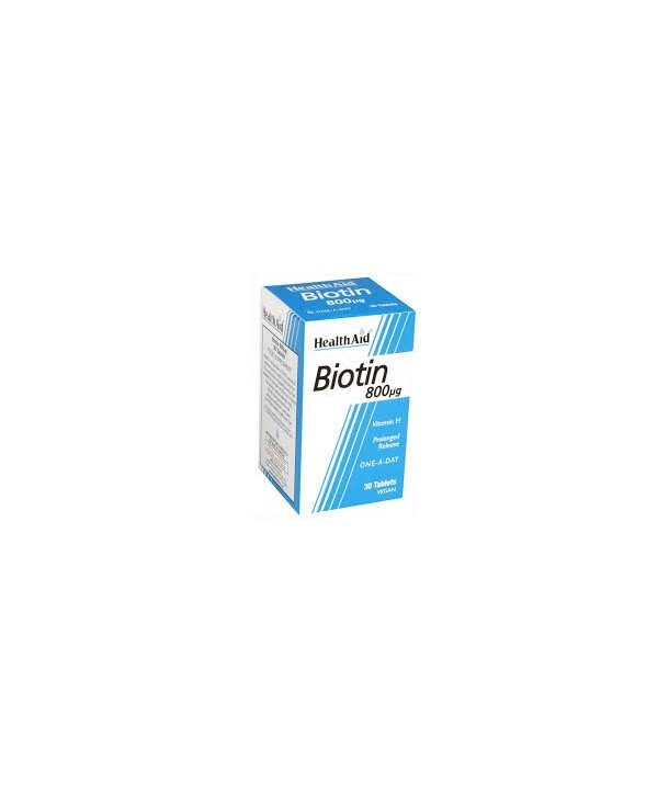 HEALTH AID BIOTIN 800μg 30 VETABS