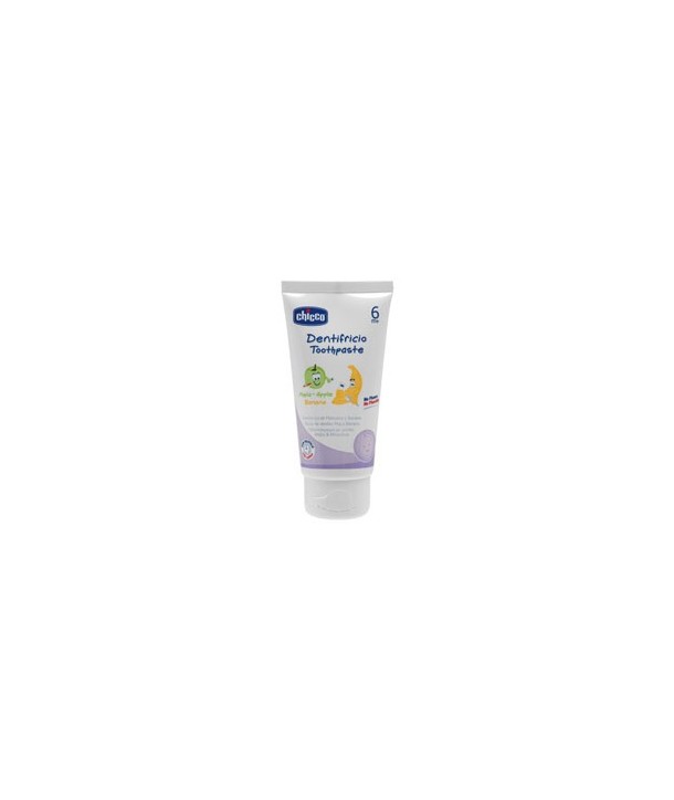 CHICCO TOOTHPASTE APPLE BANANA FLAVOUR 50ml 6m+