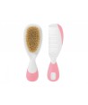 CHICCO BRUSH COMB SAFE PINK