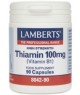 LAMBERTS THIAMIN 100mg (Vit B1) 90 CAPS
